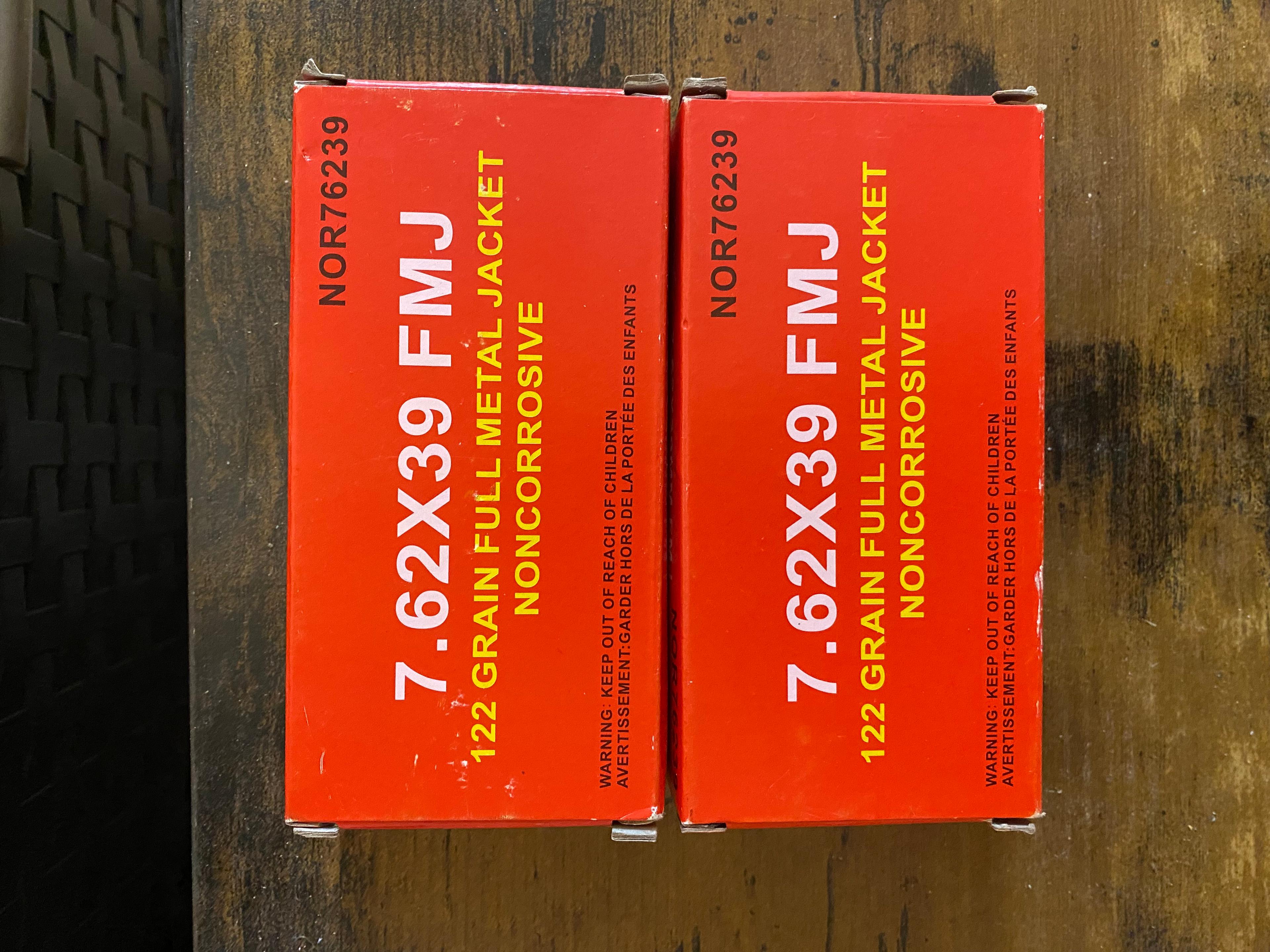 Photo of 7.62 x 39 Ammo