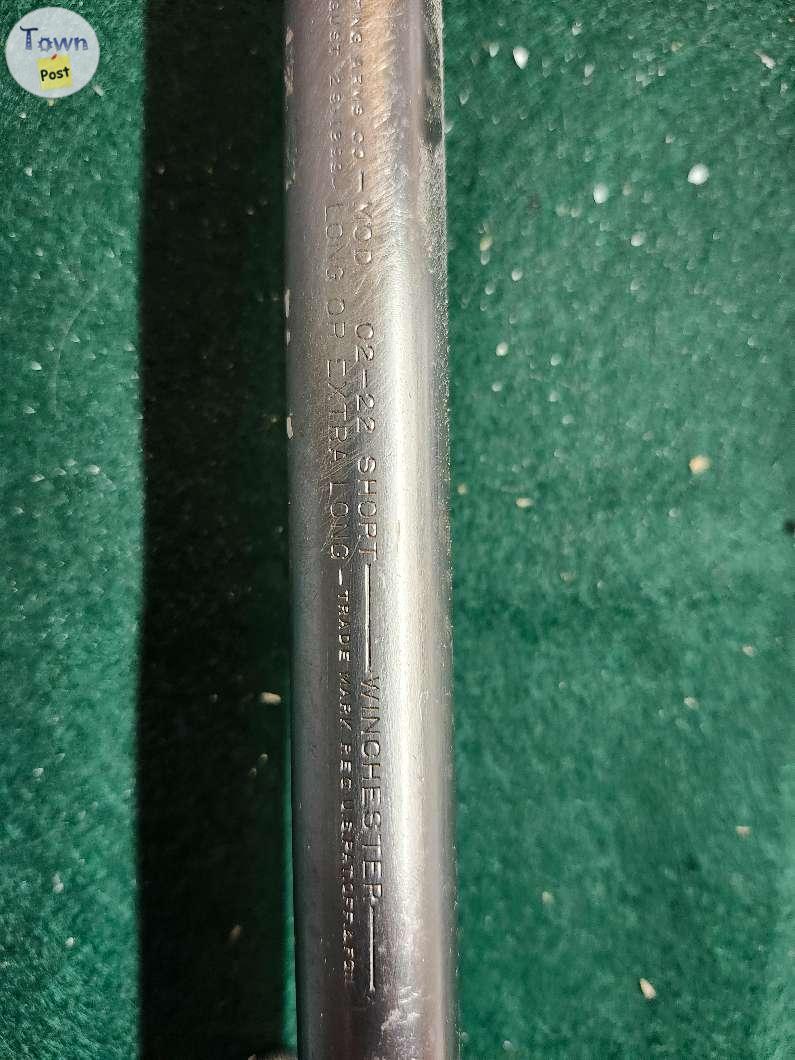 Photo of Winchester 02-22 barrel and bolt 