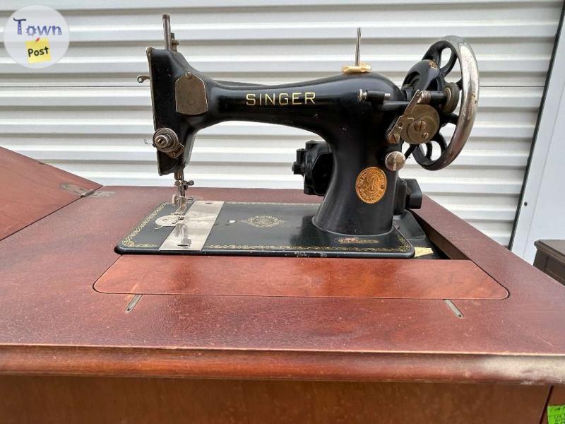 Photo of Antique Singer sewing machine