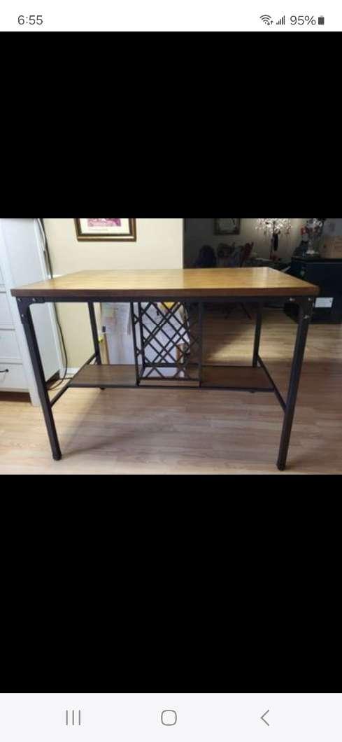 Photo of Dining Table with Bar Storage